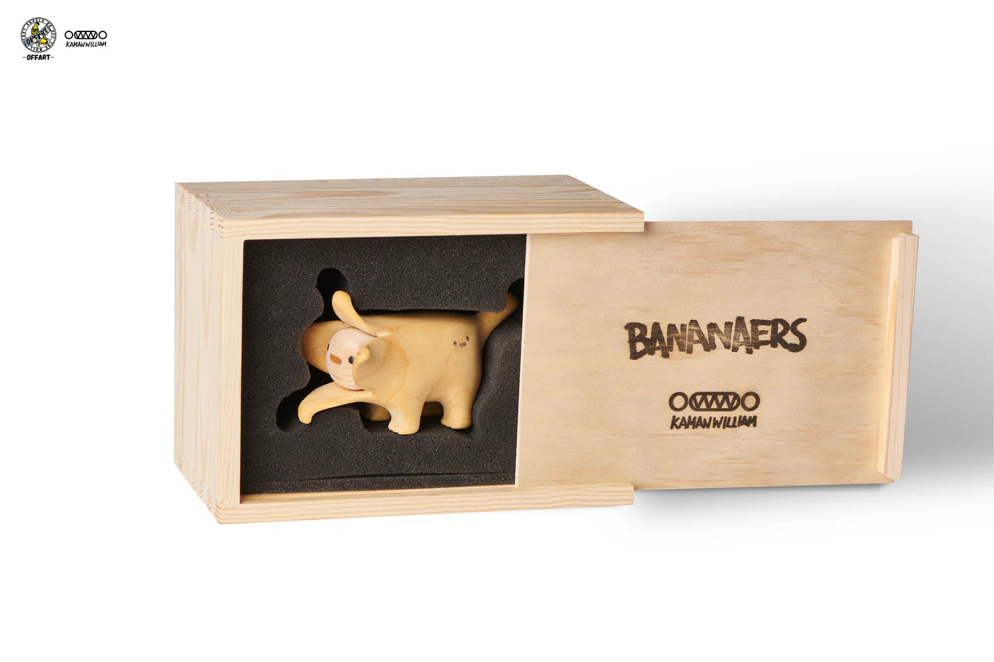 OFFART X Kamanwilliam Bananaers Dog Wooden Mini Limited Edition
