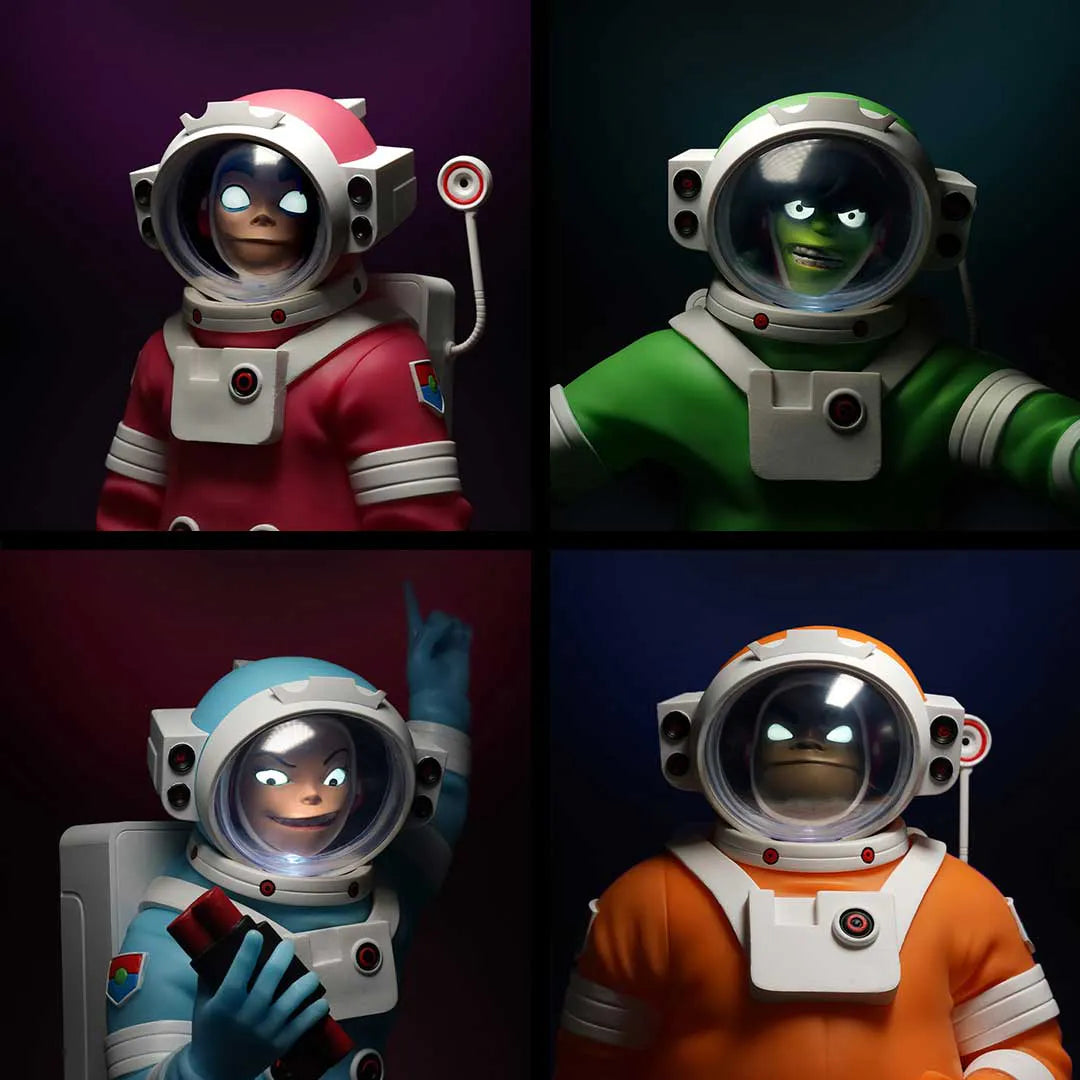 SUPERPLASTIC X GORILLAZ - ASTRONAUT SET OF 4