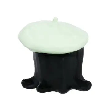 Ramona Ceramic Storage Jar - Green Beret