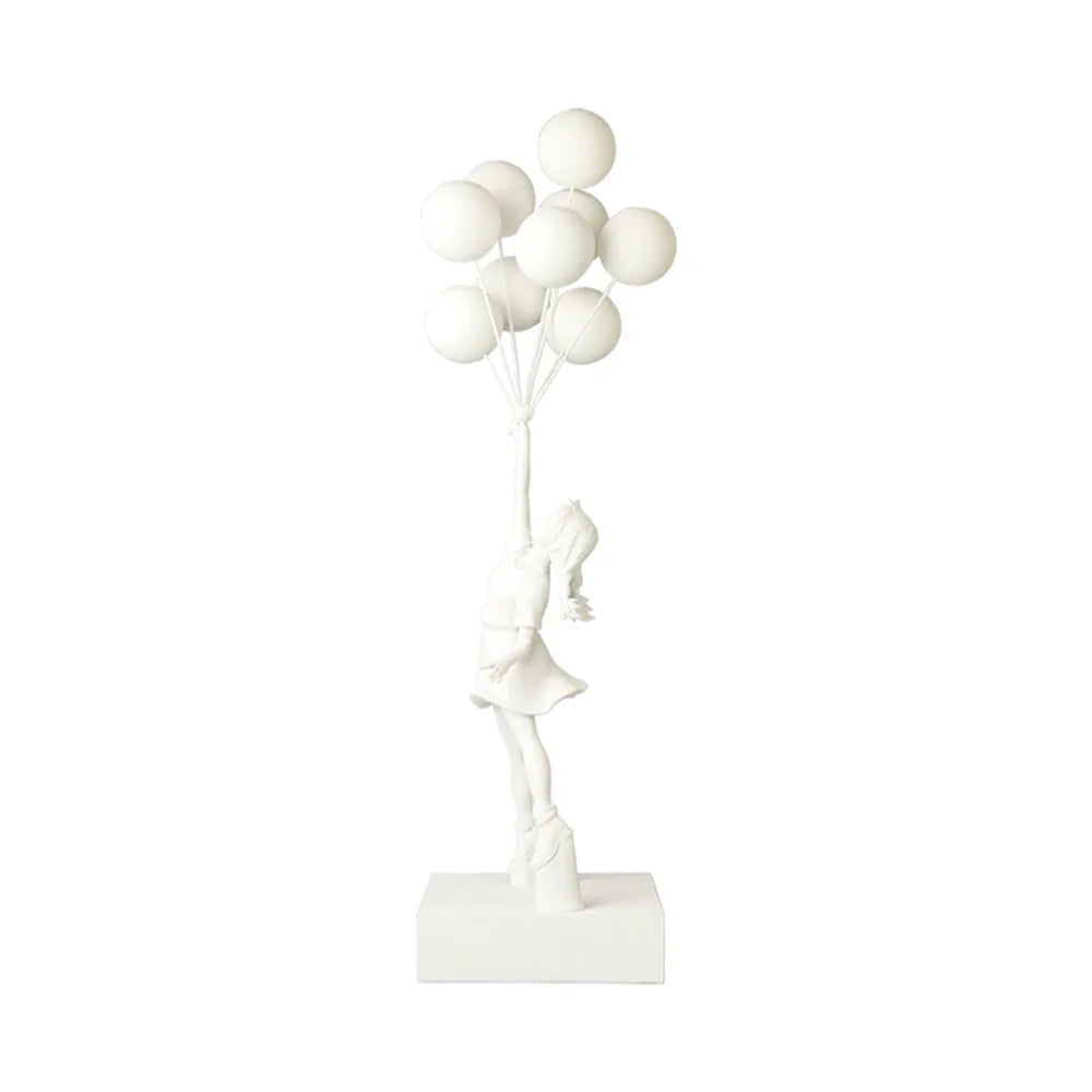 Flying Balloons Girl Statue GESSO Version (Medicom Toy2G Exclusive)