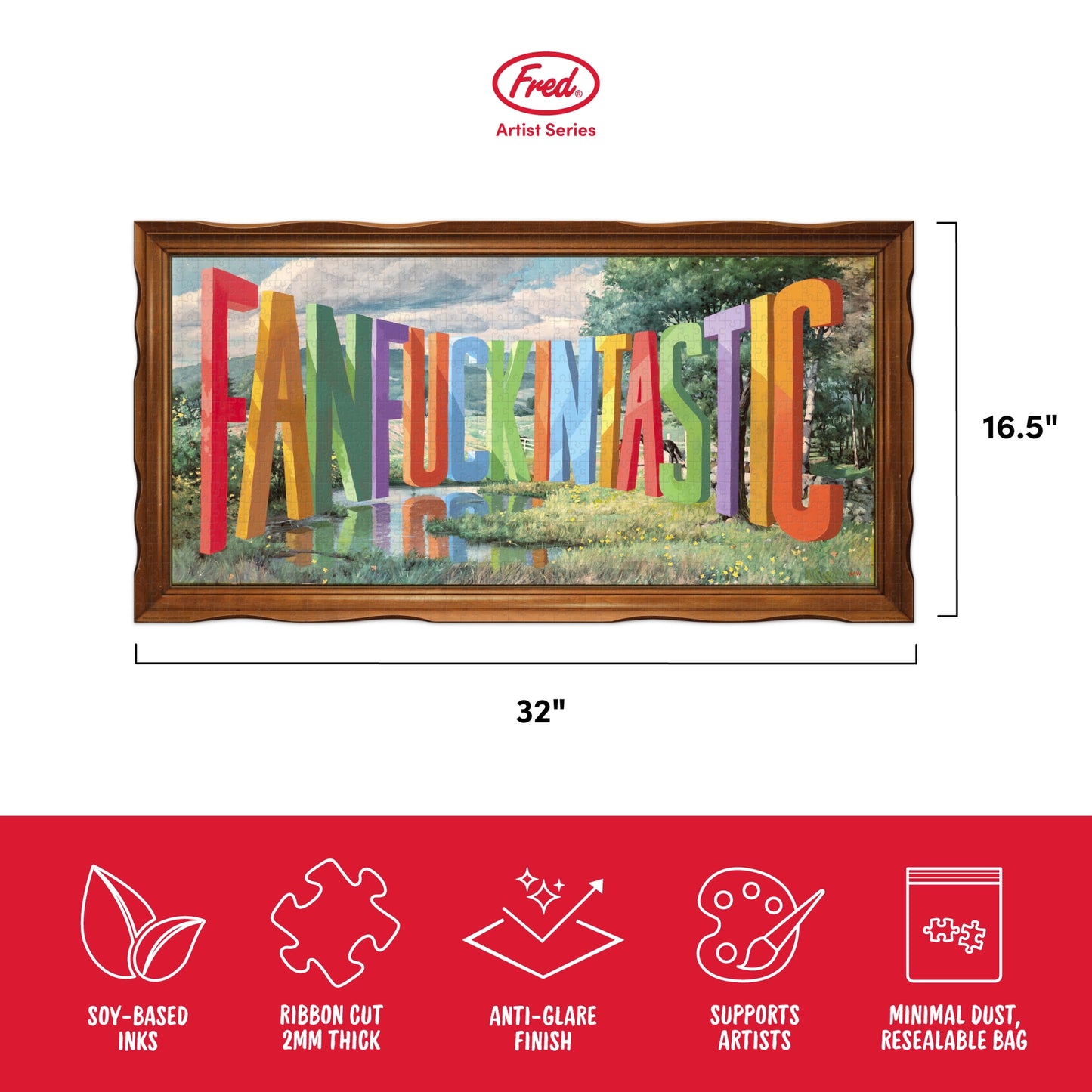 Puzzle 1000 Pc - Wayne White - Fanfuckintastic