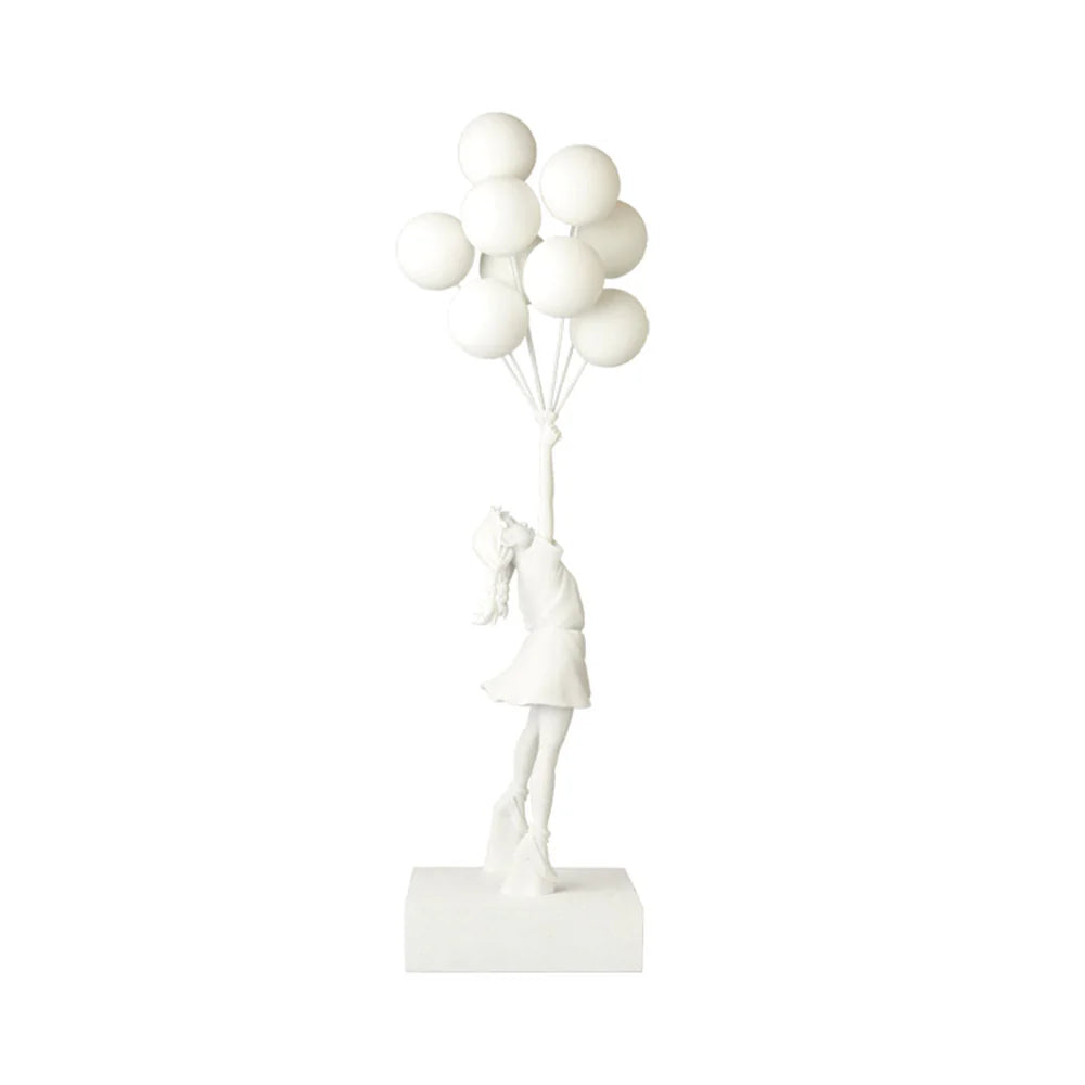 Flying Balloons Girl Statue GESSO Version (Medicom Toy2G Exclusive)
