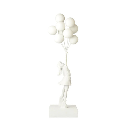 Flying Balloons Girl Statue GESSO Version (Medicom Toy2G Exclusive)