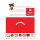Classic Monchhichi Letter Kit