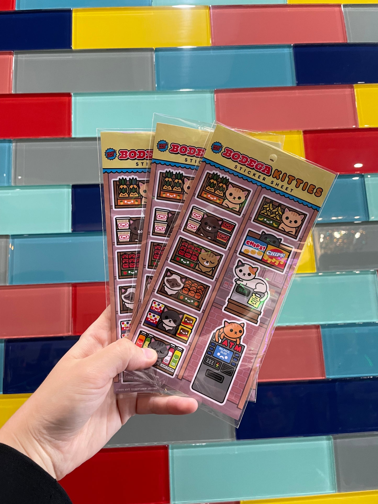 Bodega Kitties Sticker Sheet