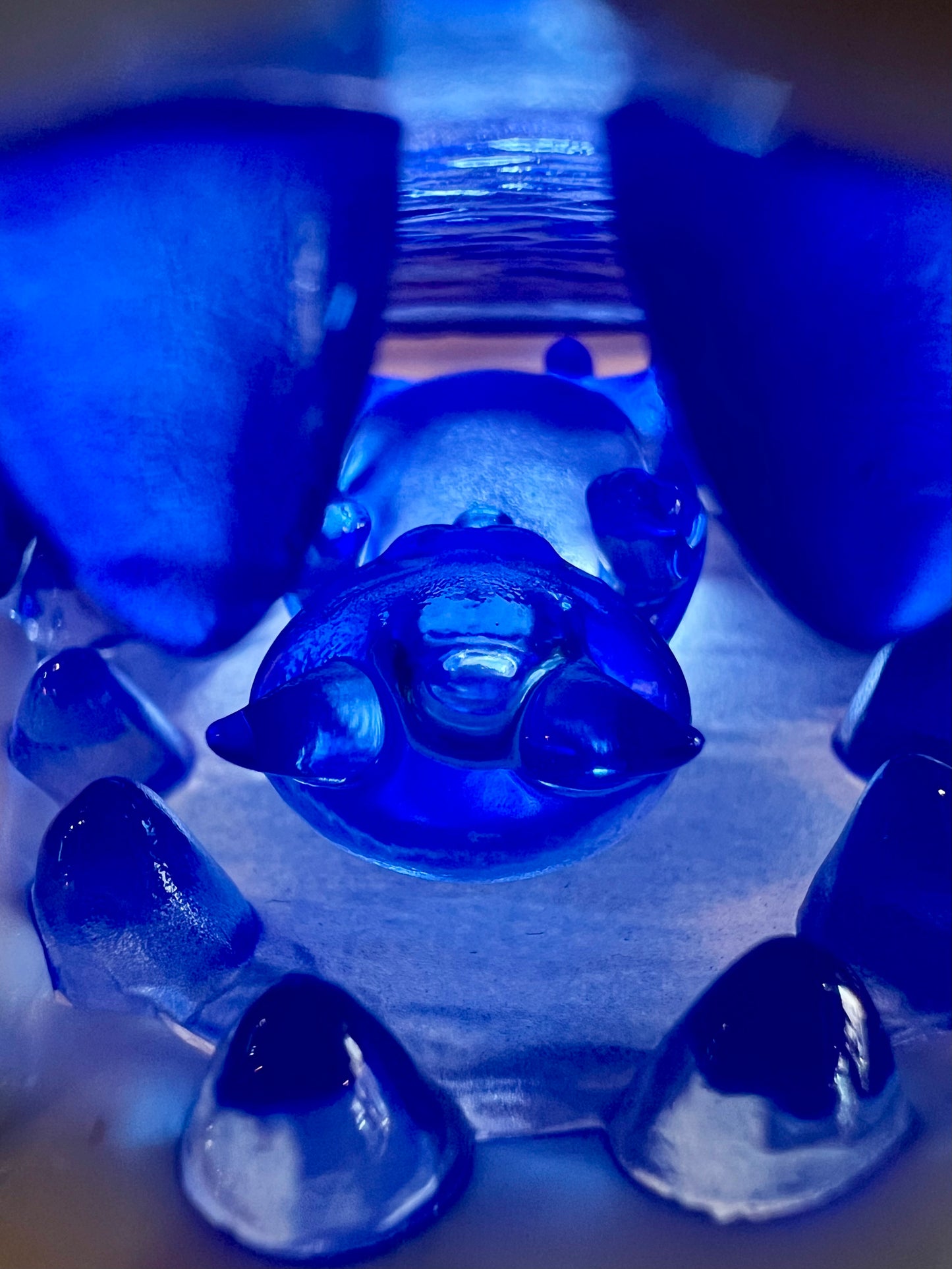 OFFART X Horiren Red Flame Hundred Cats Porcelain Mini Bust