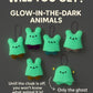 Glow-in-The-Dark Ghost Plush Keychain