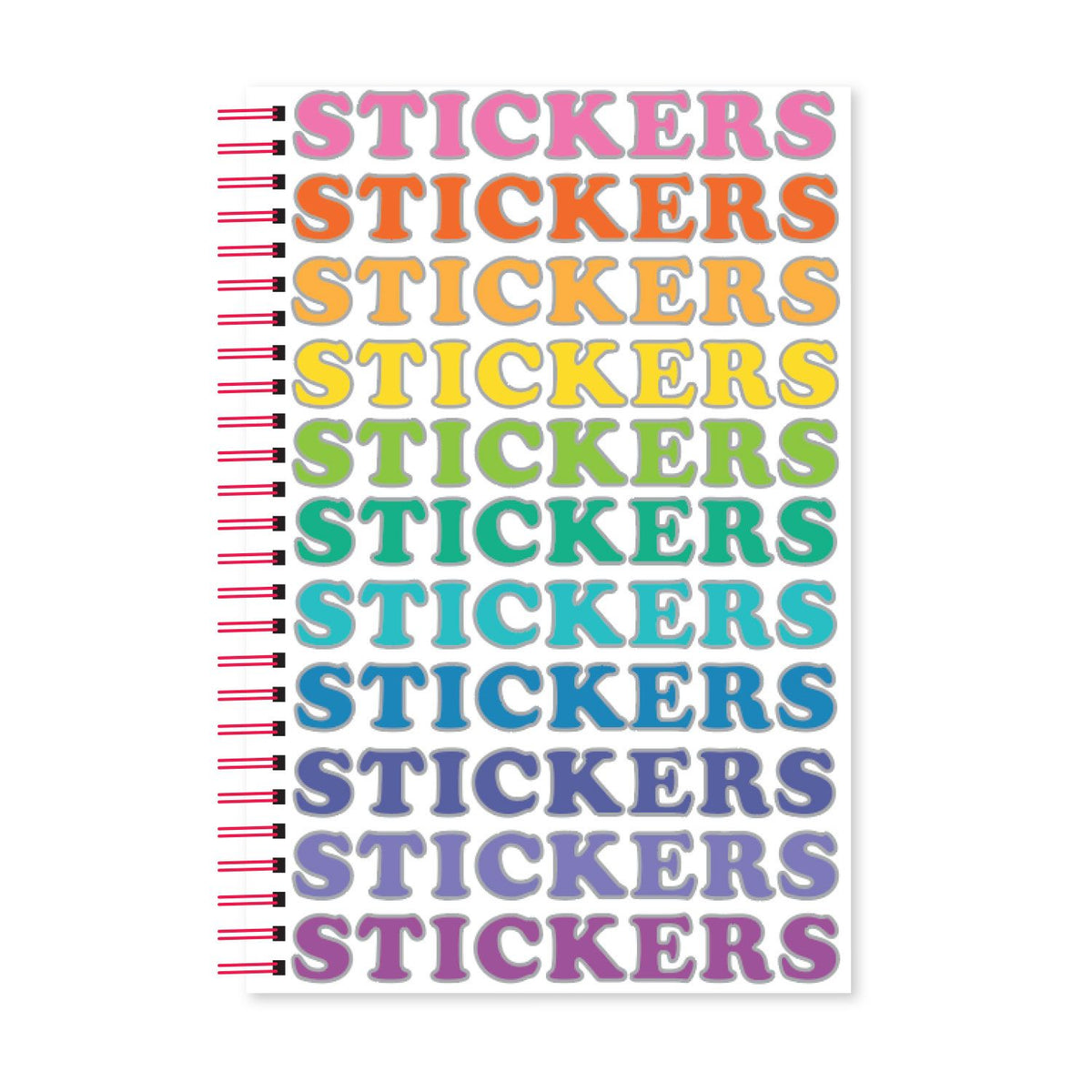 Colorful Reusable Sticker Book