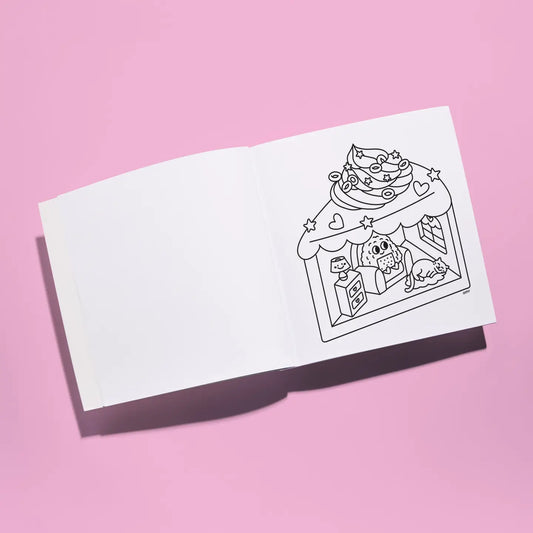 Cozy Art Coloring Book - Kawaii