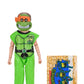 TEENAGE MUTANT NINJA TURTLES (1987 CARTOON) X BEN COOPER COSTUME KIDS COLLECTION SERIES 11 - MICHELANGELO