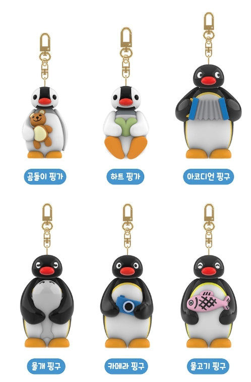 Pingu Random Squishy Keyring Blind Box (6 Styles)-Limited Qt