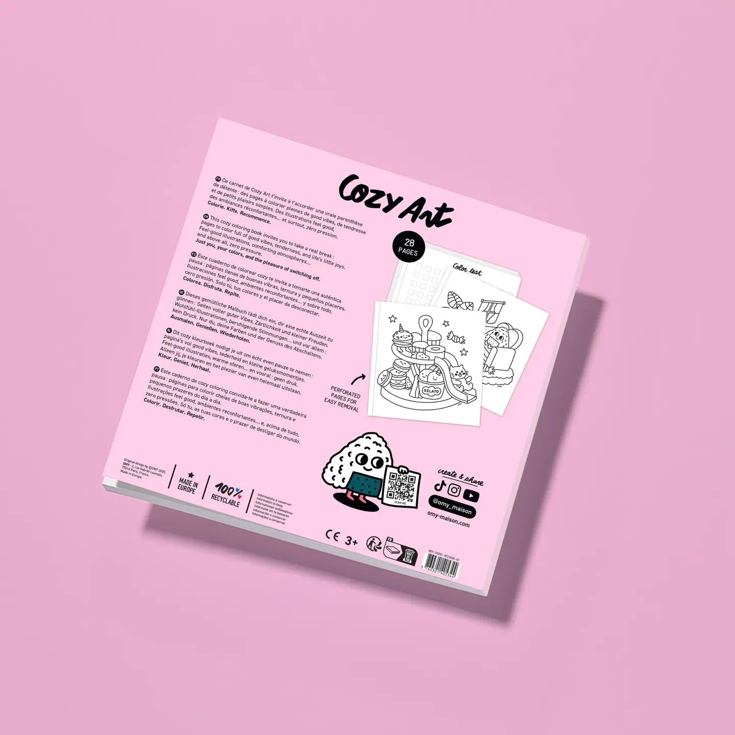 Cozy Art Coloring Book - Kawaii