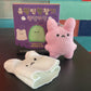 Glow-in-The-Dark Ghost Plush Keychain