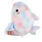 Mofusand Shark Cat Big Plush Doll - Pastel Rainbow