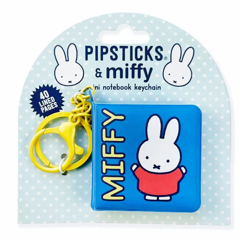 Miffy Puffy Mini Notebook Keychain