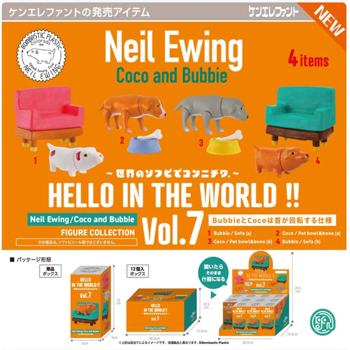 【Ken Elephant】Hello in the World!! Vol.7 Neil Ewing / Coco A