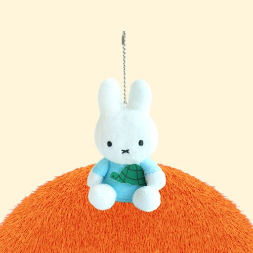 Limited Miffy Plush with Lovely Animal Keychain Bag Charm - Turtle