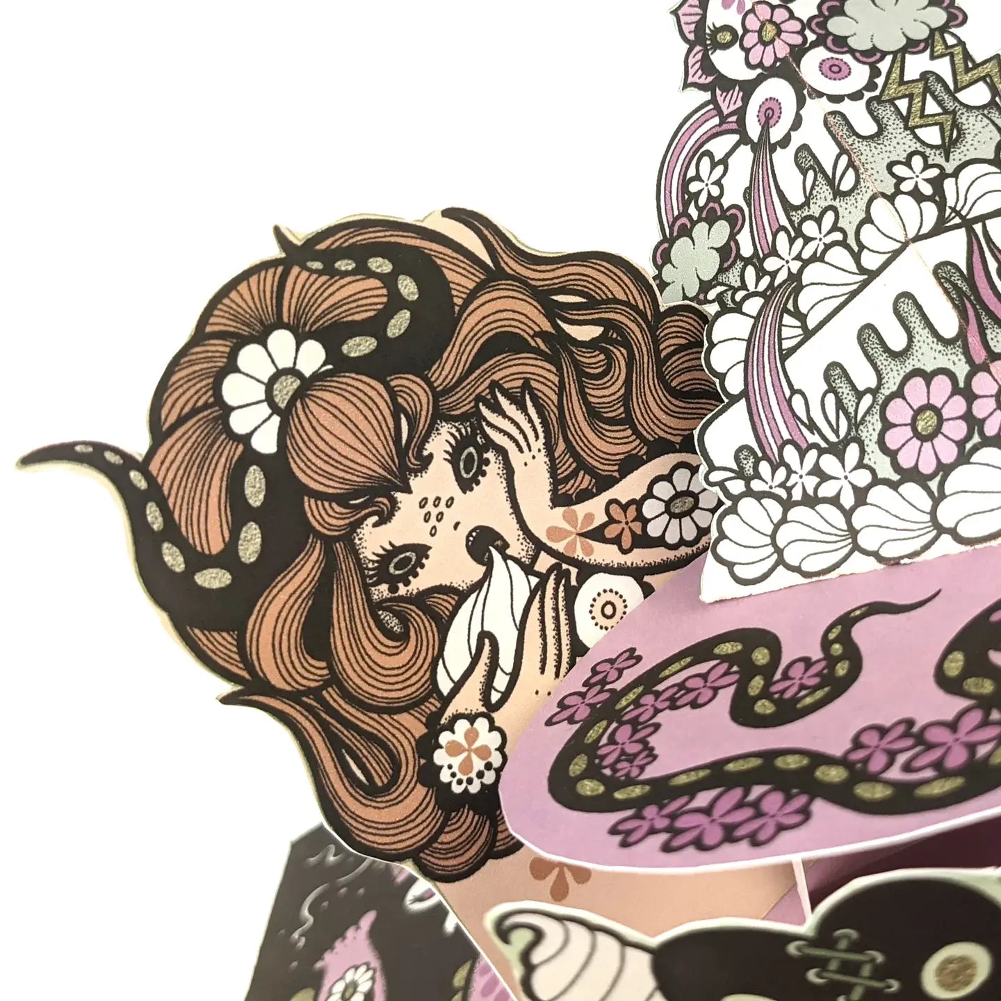 Junko Mizuno Pop Up Birthday Party Greeting Card