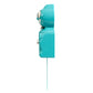 Vibrant Blue Turquoise Kit-Cat Klock