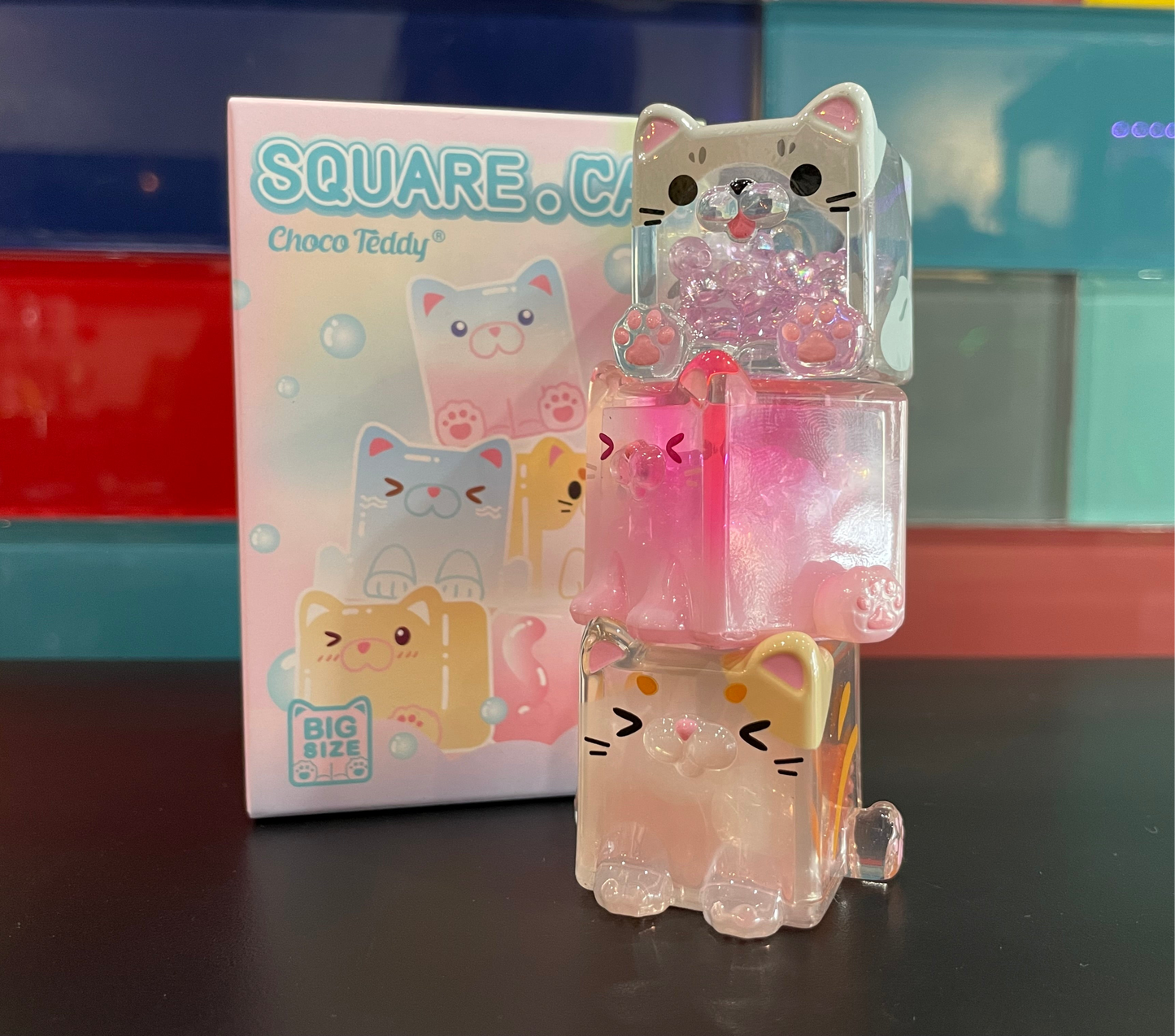 Square Cat Big Size Ice Cube Series Blind Box