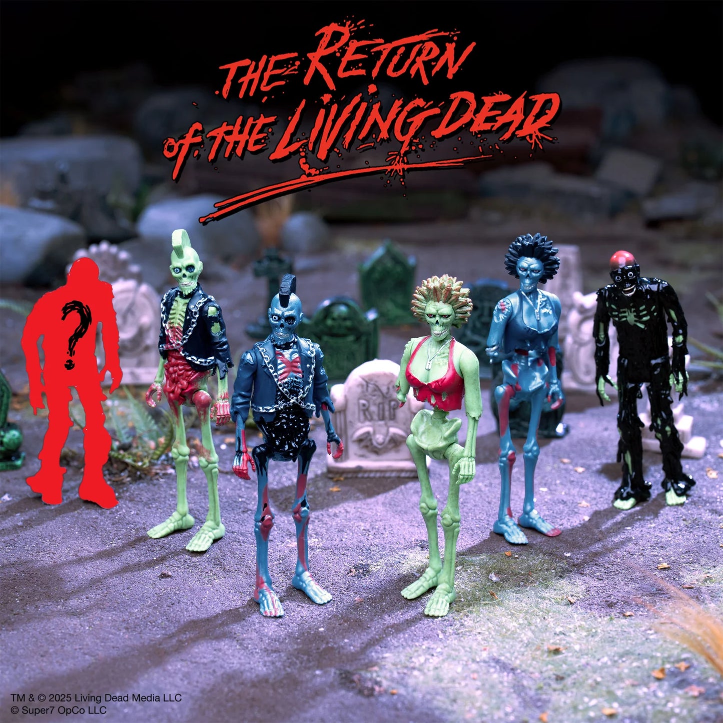 RETURN OF THE LIVING DEAD BLIND BOX WAVE 01 - BLIND BOX FLAT
