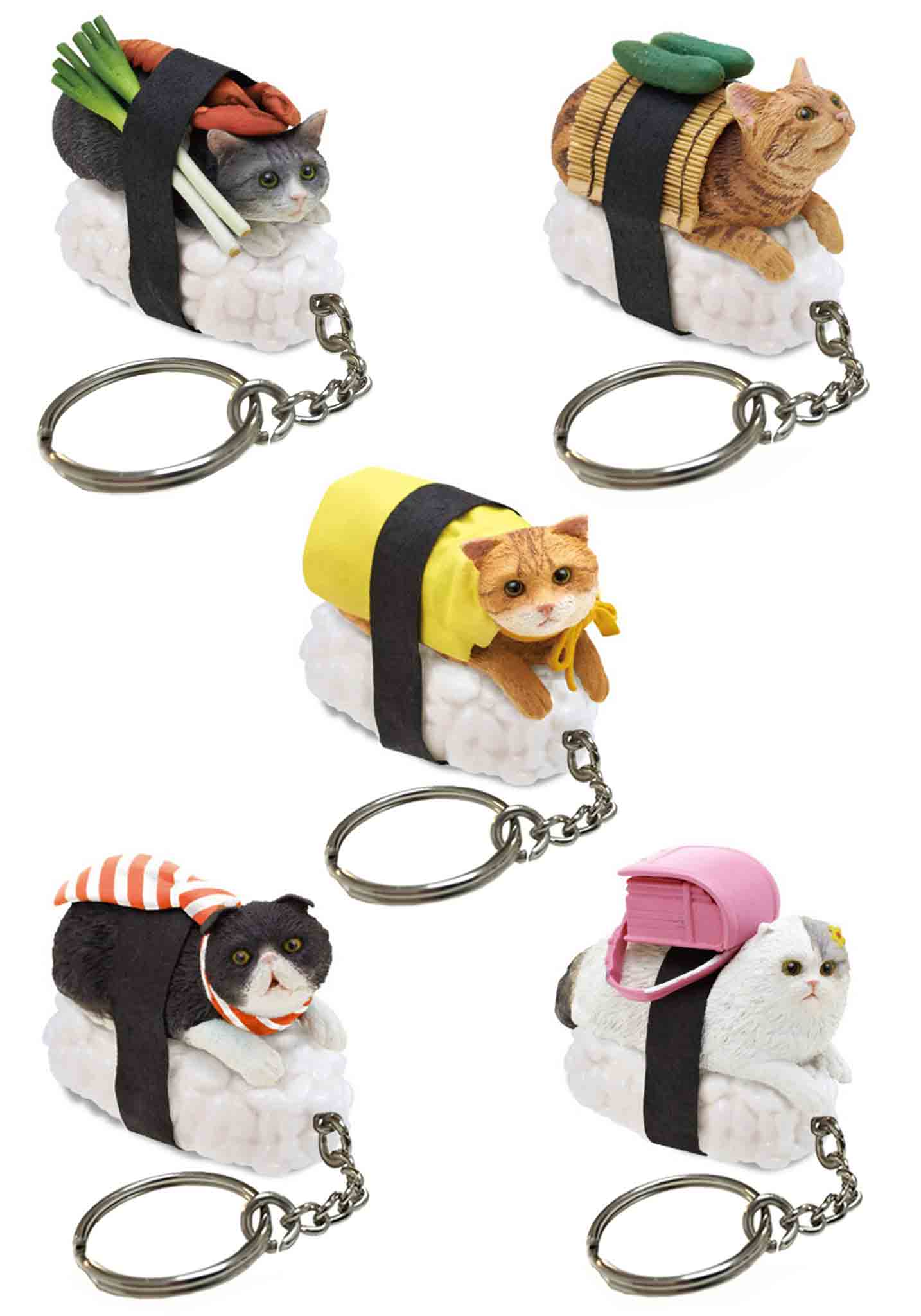Sushi Cat (Nekozushi) Keyring Blind Box Version 1