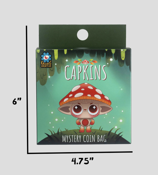 Capkins Mystery Box Shroom Head Coin Bags