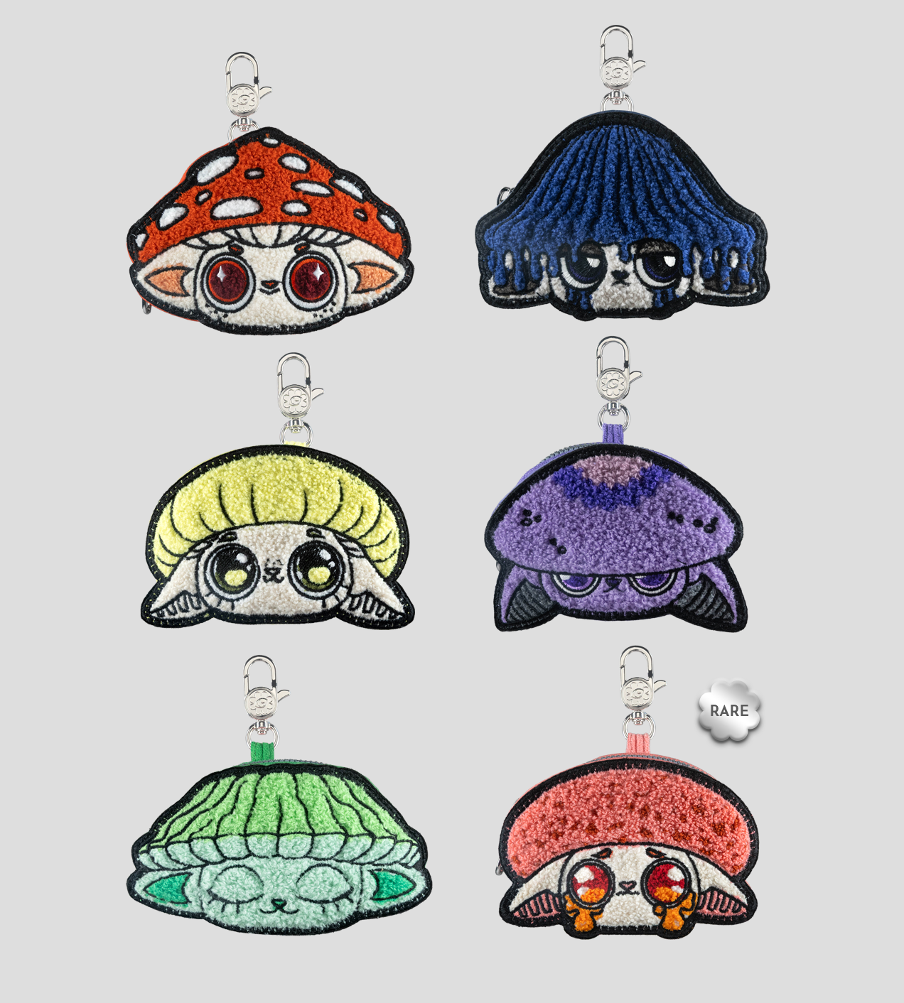 Capkins Mystery Box Shroom Head Coin Bags