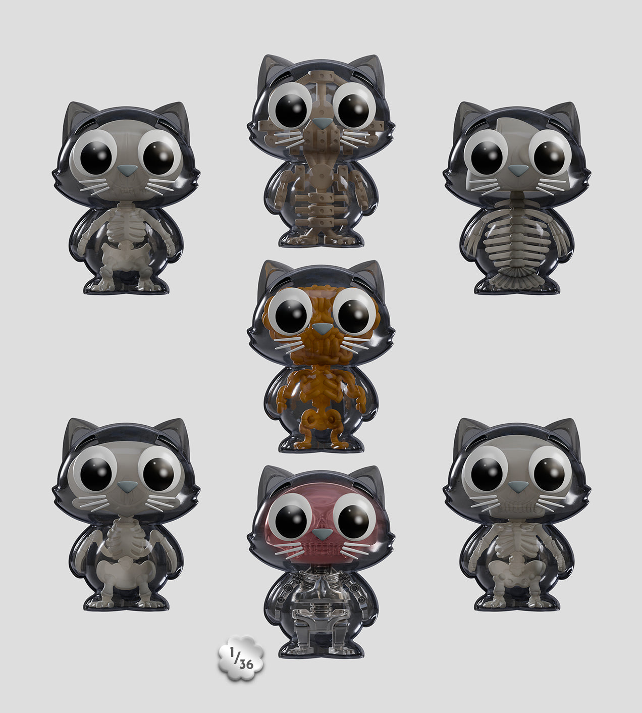 Catscans (Bare Bones) Blind Box