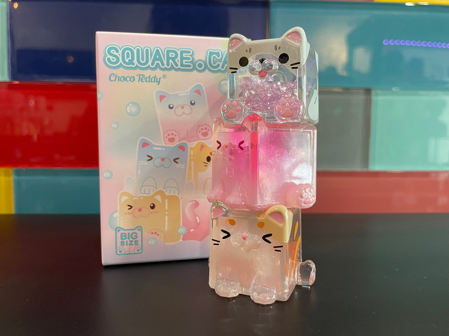Square Cat Big Size Ice Cube Series Blind Box