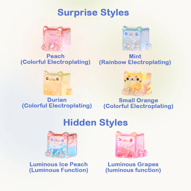 Square Cat Big Size Ice Cube Series Blind Box