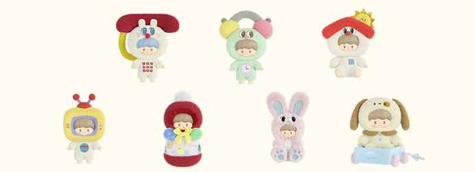 zZoton Happy Children Vinyl Plush Blind Box