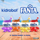 Kidrobot x Fanta 3" Resin Dunny Art Figure 4-Pack