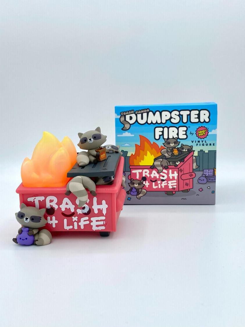 Dumpster Fire Trash Panda