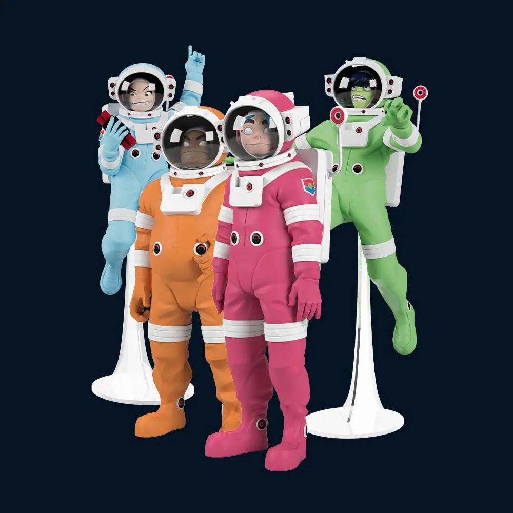SUPERPLASTIC X GORILLAZ - ASTRONAUT SET OF 4