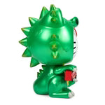 Hello Kitty® Kaiju Cosplay 8" Vinyl Art Figure - Metallic Green Edition