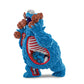 SESAME STREET- KAIJU ANATOMY COOKIE MONSTER 8 INCH FLOCKED VINYL ART FIGURE