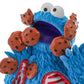 SESAME STREET- KAIJU ANATOMY COOKIE MONSTER 8 INCH FLOCKED VINYL ART FIGURE