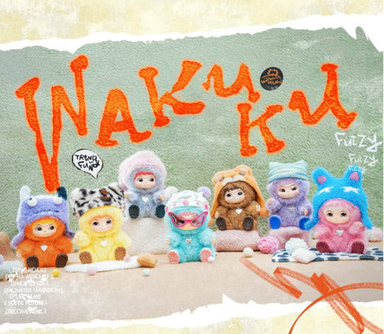 Wakuku Fuzzy Trendy Fun Party Vinyl Plush Pendant Blind Box