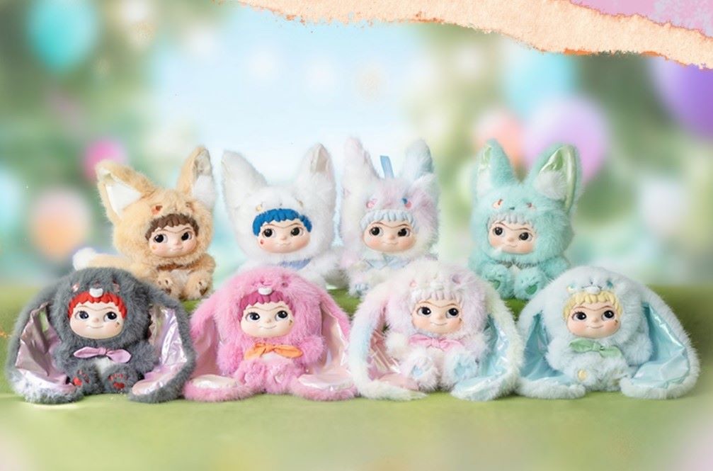 Wakuku Fox & Bunny Trick or Treat Vinyl Plush Pendant Blind Box