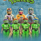 TEENAGE MUTANT NINJA TURTLES (1987 CARTOON) X BEN COOPER COSTUME KIDS COLLECTION SERIES 11 BUNDLE (DONATELLO, LEONARD, MICHELANGELO, RAPHAEL, BEBOP, ROCKSTEADY & SHREDDER)