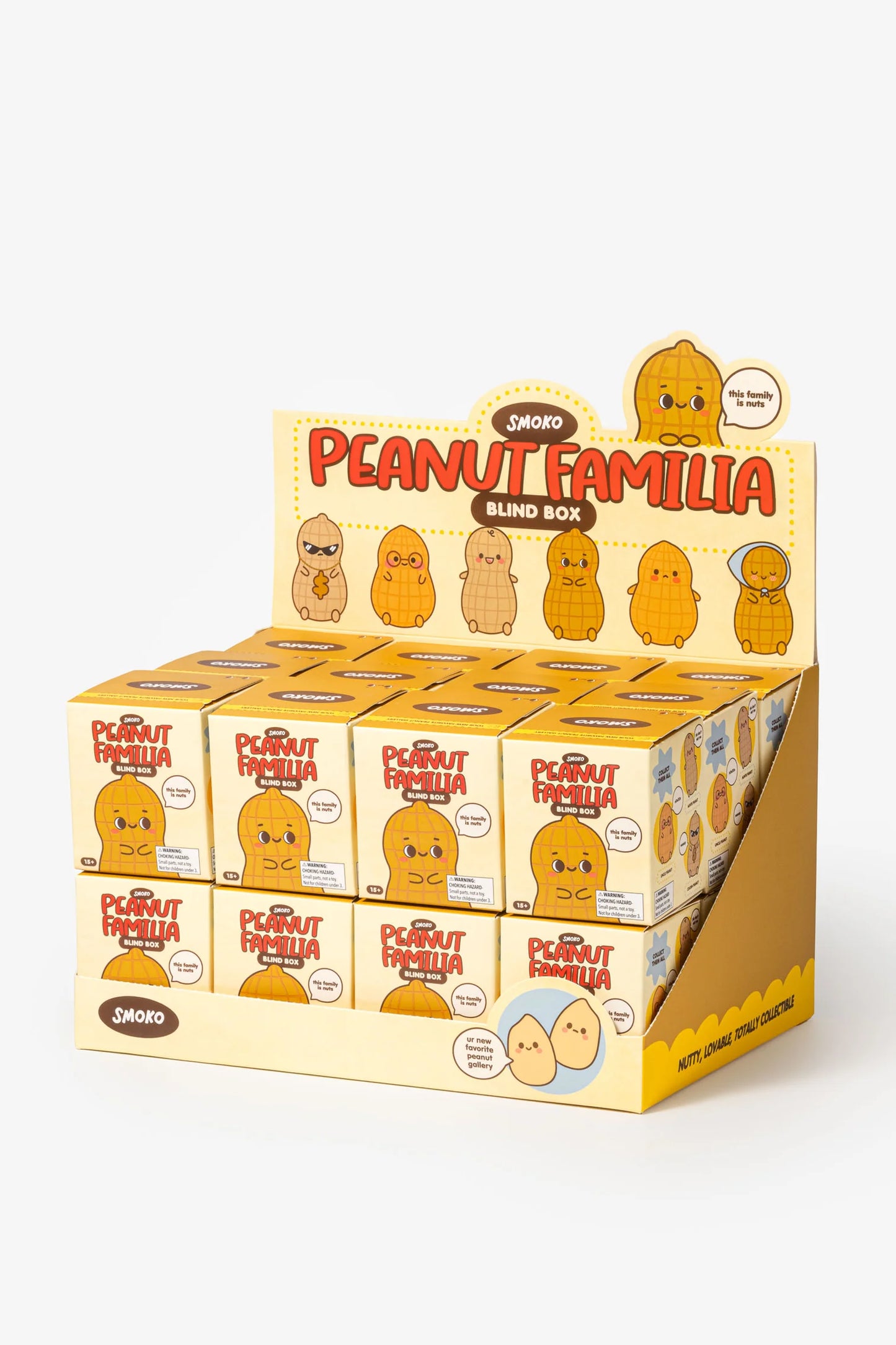 SMOKO PEANUT FAMILIA BLIND BOX FIGURE