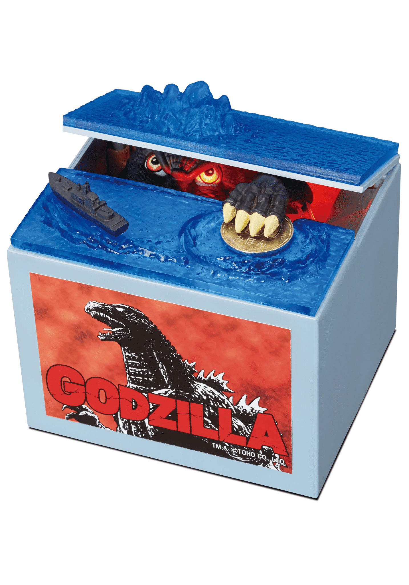 Godzilla in Box Bank