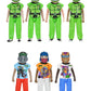 TEENAGE MUTANT NINJA TURTLES (1987 CARTOON) X BEN COOPER COSTUME KIDS COLLECTION SERIES 11 BUNDLE (DONATELLO, LEONARD, MICHELANGELO, RAPHAEL, BEBOP, ROCKSTEADY & SHREDDER)