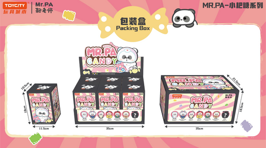 Mr. PA Candy Vinyl Plush Pendant Blind Box