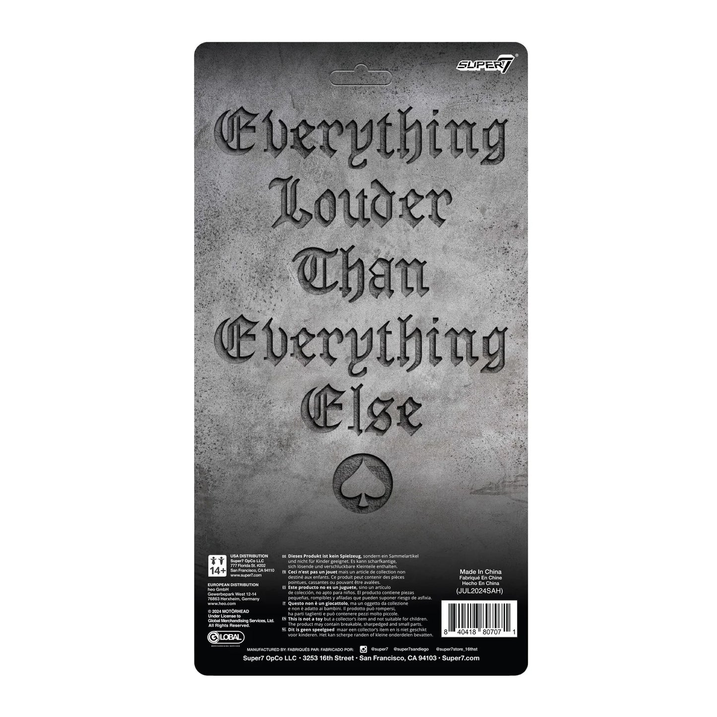 MOTORHEAD VINTAGE FIGURES WAVE 01 - LEMMY