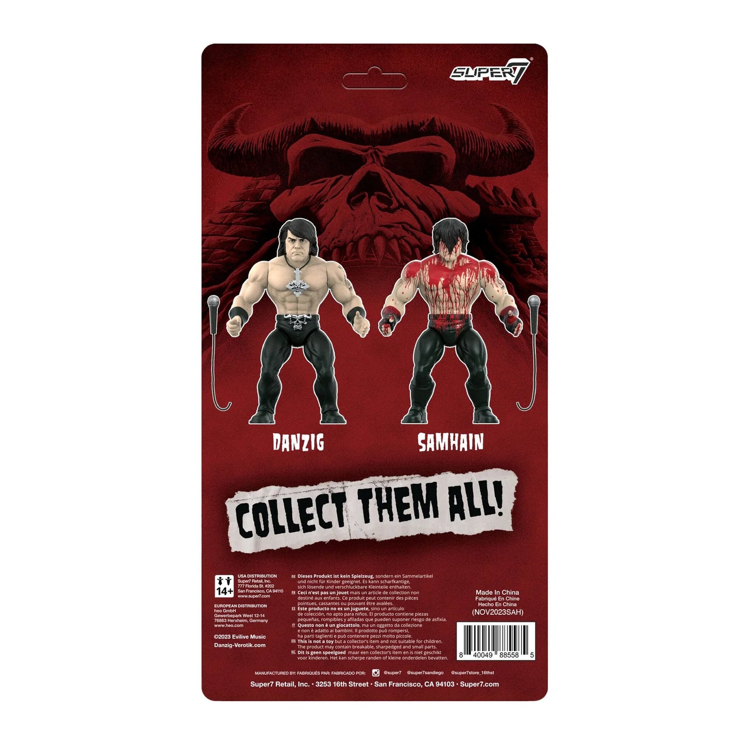 SAMHAIN VINTAGE FIGURES WAVE 01 - SAMHAIN DANZIG (INITIUM, BLOODY)