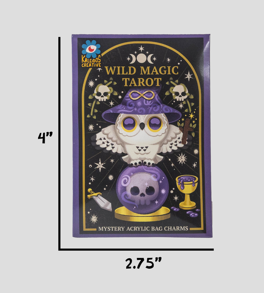 Wild Magic Tarot Mystery Envelope Acrylic Bag Charms