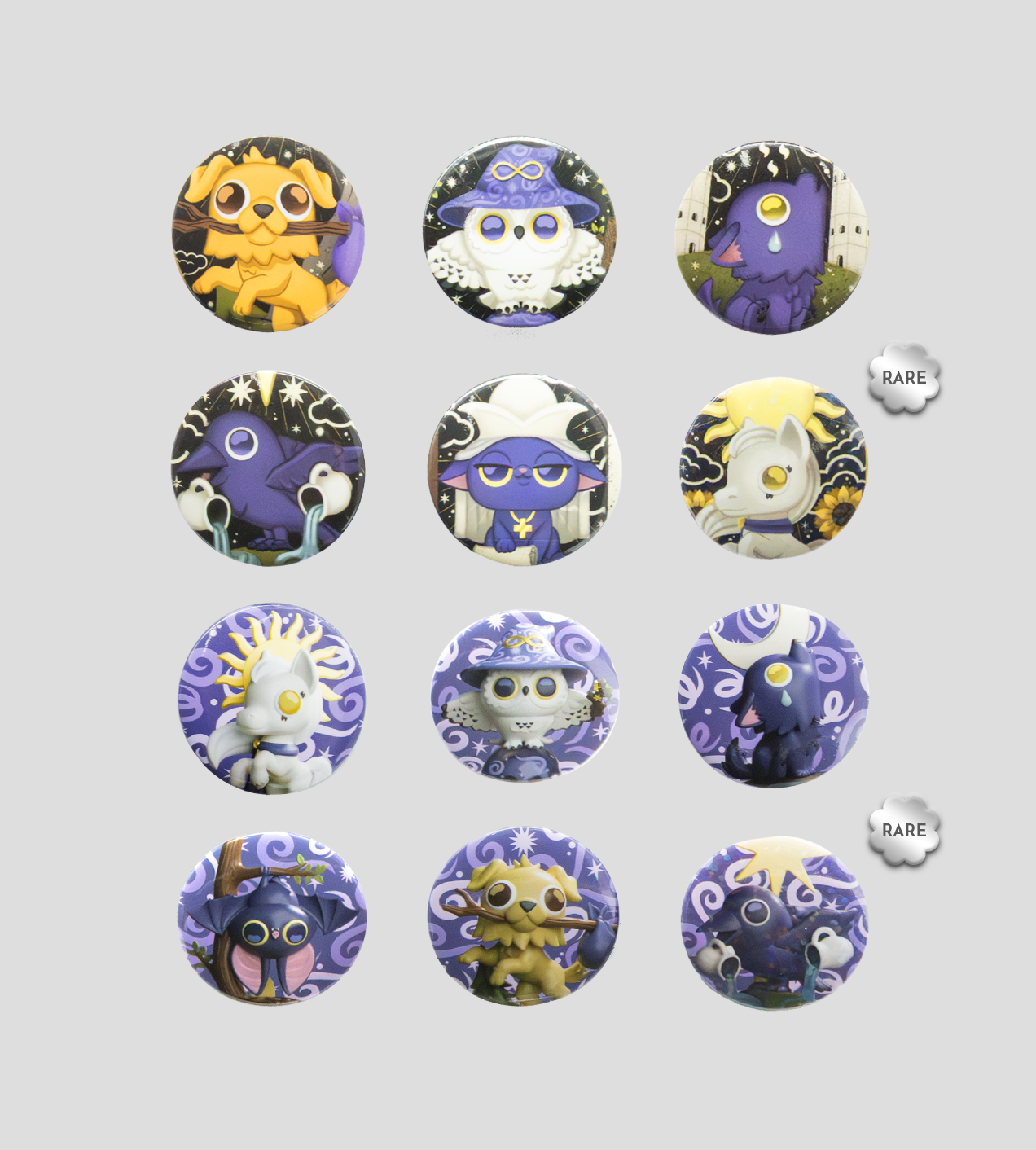 Wild Magic Tarot Mystery Envelope Buttons