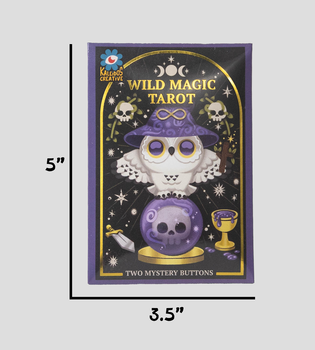 Wild Magic Tarot Mystery Envelope Buttons